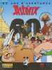 Asterix - Album Panini - 60 ans d'aventures - tout un monde a explorer - sticker album - 118 stickers sur les 124 - numeros manquants : 27, 72, 74, ...