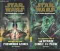 Star Wars la guerre des etoiles - 2 voulmes : Les Apprentis Jedi 1, Premieres armes + Les Apprentis Jedi 2, La menace surgie du passe. Dave Wolverton, ...