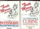 Tante Marie - Coffret de 2 Volumes : La véritable cuisine traditionnelle de famille, 1000 Recettes simples economiques indiquant les quantites et ...