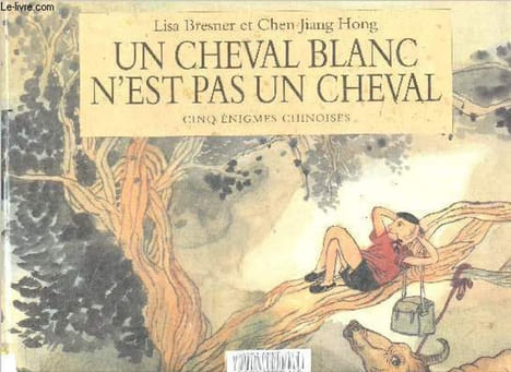 Un cheval blanc n'est pas un cheval - cinq enigmes chinoises. Bresner lisa, chen jiang hong (illustrations)