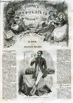 Le viveur - romans populaires illustres. AUGUSTE RICARD - BERTALL