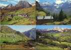 Lot 4 cartes postale des pyrenees- PYRENECOLOR- N°3067 pyrenees vallee d'aspe le cirque de peyranere + N°3596 le cirque du village de lescun les ...