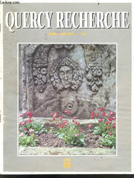 Quercy recherche - mars juin 1990 - N°68- les resurgences du quercy, il y a 200 ans arthur young traversait le quercy, les vendanges d'henry martin, ...