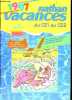 Nathan vacances - 1997 - du CE1 au CE2- 20 Sequences d'activites, des bilans et un memo, le journal des parents - supplement cybermag. COLIN PIERRE- ...