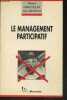Le management participatif - la methode prado-tropiques - pour une evolution dans les conceptions francaises du management, phase de sensibilisation ...
