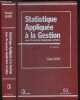 Statistiques appliquee a la gestion (avec 70 exercices d'application corriges) - 5e edition. Giard vincent