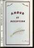 Amour et deception - Poemes realistes. CELESTIN GUY