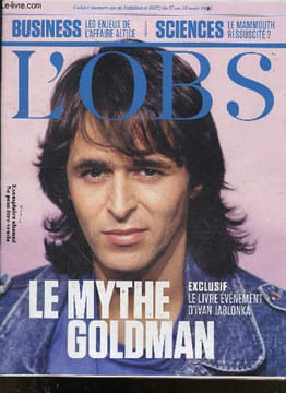 L'obs - cahier numero un de l'edition N°3072 du 17 au 23 aout 2023- Le mythe goldman, le livre evenement d'ivan jablonka- le mammouth ressuscite?- les ...