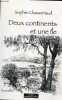 Deux continents et une île - Nouvelles.. Chasseriaud Sophie