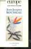 Europe revue litteraire mensuelle - N°930 octobre 2006 - Jean Jacques Rousseau - Leopold Sedar Senghor. ROLLAND ROMAIN- LANCE ALAIN- ROBEL LEON- PETIT ...