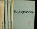 Begegnungen Lesebuch fur gymnasien - band 1 + 4 + 5 + 7 : lot de 4 volumes. COLLECTIF