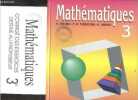 Mathematiques - lot de 2 ouvrages : manuel + Corrige des exercices destine au professeur 3e. BOURDAIS MICHEL- DELORD ROBERT- TERRACHER PIERRE H