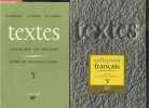 Textes , collection de francais 5e - Manuel + Livre de documentation : lot de 2 ouvrages. LANGLOIS- MAREUIL - CARDERA