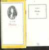 Phedre - tragedie 1677 - texte conforme a l'editions des grands ecrivains de la france - avec livret de notes et commentaires : lot de 2 volumes. ...