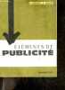 Elements de publicite. DUROULET Gilles - SIMONI Paul
