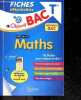 Objectif BAC Terminale Spécialité maths - Fiches détachables - 76 fiches pour reussir le bac - rappels de cours, exercices types du bac, 10 sujets ...