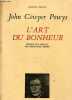 "L'art du bonheur - Collection "" Domaine anglais "".". Cowper Powys John