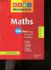 Maxi memento de Maths - 6e-5e-4e-3e - 136 fiches pour tout savoir au college ! nombres et calculs, geometrie et mesures, gestion de donnees et ...