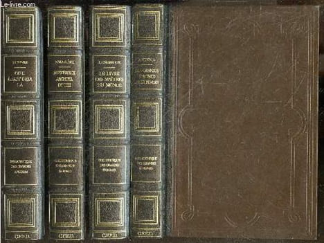 Les grandes enigmes de l'univers de richard hennig + Le livre des maitres du monde de Robert Charroux + Mysterieux archipel du tiki de Francis Maziere ...