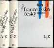 Velky slovnik Francouzsko cesky - Grand dictionnaire tcheque francais - lot de 2 volumes : tome I. A / K + tome II. L / Z. JOSEF NEUMANN- VLADIMIR ...