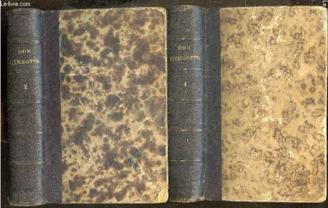 L'ingenieux Hidalgo Don Quichotte de la Manche - Nouvelle edition traduite et annotee par Louis Viardot - tome 1 + tome 2 : 2 volumes
