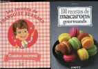 Lot de 2 volumes : Cuisine express, entree, plat, dessert + 100 Recettes De Macarons Gourmands. Françoise Bernard - Sylvie Aït-Ali