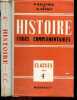 "Histoire - cours complementaires - Classes de 4e - "" de 1610 a 1815 """. HALLYNCK P. - BRUNET M.