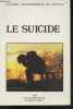 Le suicide - Conseil economique et social - Etude, seance du 6 juillet 1993. DEBOUT MICHEL