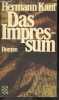 Das impressum - roman. HERMANN KANT