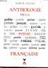 Anthologie de la poesie Francaise. Jullian Marcel - Gallimard Anne