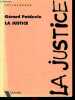 La Justice - collection philosopher n°23. Gérard Potdevin