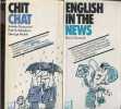 English in the news + Chit Chat : lot de 2 ouvrages. Eloi Le Divenach- ducourant arlette- meadows Pat.