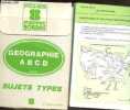 Geographie A B C D, 42000 - 40 Fiches doubles, sujets types. ISNARD PATRICK - Collectif