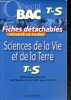 Objectif Bac - Terminale S - Sciences de la Vie et de la Terre - Fiches détachables + resumes de cours. Moreau Thérèse - Msihid bernard