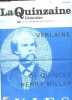 La quinzaine litteraire N°642 du 1er au 15 mars 1994 - Verlaine, Vies de Quincey Henry Miller- l'ame en fuite de harold brodkey, rimbaud verlaine de ...