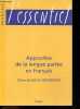 Approches de la langue parlée en français - L'essentiel Francais. Claire Blanche-Benveniste