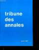 "Tribune des annales - Janvier 1980, nouvelle serie N°1 - supplement a ""Humanisme"" - la mixite, F.M. et apolitisme, travailler 2h par jour ...