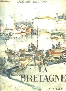 La Bretagne - ouvrage orné de 228 héliogravures, couverture et 12 hors texte en couleurs de h.-e. wagner + coupures de presse