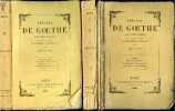 Theatre de Goethe - 2 volumes : Tome I + Tome II - traduction nouvelle, revue et precedee d'une etude par theophile Gautier - goetz de berlichingen, ...