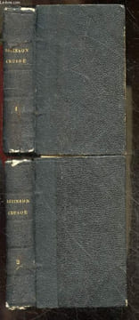 Les aventures de Robinson Crusoe - Tome premier + Tome second -. DANIEL DEFOE