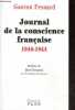 Journal de la conscience française, 1940-1944. Gaston Fessard, René Rémond (preface)