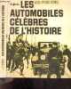 Les automobiles celebres de l'histoire. THEVOZ JEAN PIERRE