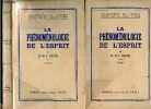 La phenomenologie de l'esprit - Lot de 2 volumes ; Tome I + Tome II - Collection Philosophie de l'esprit. HEGEL g.w.f.- HYPPOLITE JEAN (trad.)- LE ...