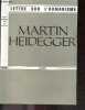 Lettre sur l'humanisme - Collection La Philosophie en poche. MARTIN HEIDEGGER