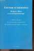 Cerveau et memoires - Bergson, Ribot et la neuropsychologie - I. Ribot et bergson (a. Nicolas, b. Worms) , II. le cerveau hier et aujourd'hui (a. ...