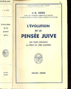 L'evolution de la pensee juive des temps bibliques au debut de l'ere moderne - Bibliotheque scientifique