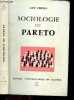 Sociologie de Pareto - Collection Le sociologue N°3. PERRIN GUY