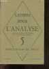 "Les Cahiers pour l'analyse - N°5 decembre 1966 - Ponctuation de Freud - Serge Leclaire, les elements en jeu dans une psychanalyse ( a propos de ...