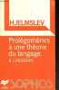 Hjelmslev - Prolegomenes a une theorie du langage - Collection Sophos. René Lindekens- De Rabaudy christian- Rolland Beat