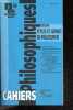 Cahiers philosophiques- N° 89 Décembre 2001- Styles et genres en philosophie- L'idiome du philosophe, litterature et philo dans la crise des lumieres ...